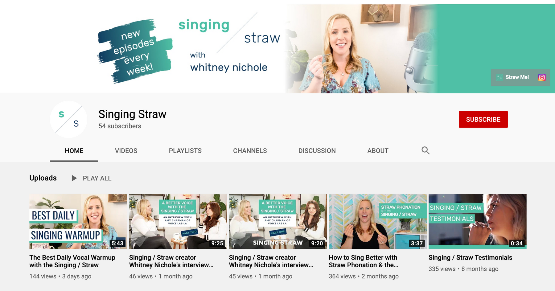 Singing Straw  The Better Way to Sing
